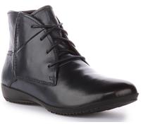 JOSEF SEIBEL Naly 09 Mujer Cordones Botines de Piel en Negro Talla EU37-41