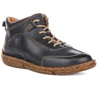 Josef Seibel Neele 52 Cuero Talla Cremallera Cordones Mujer Botas En Topo