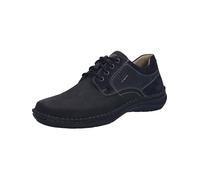 Josef Seibel New Anvers 06 - Zapatos cómodos para hombre (extra anchos), plantilla intercambiable, Negro 71 100, 43 EU X-Ancho
