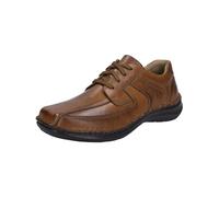 Josef Seibel New Anvers 08 - Zapatos cómodos para hombre (extra anchos), plantilla intercambiable, coñac, 44 EU X-Ancho