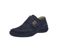 Josef Seibel New Anvers 83 - Zapatos bajos para hombre de piel nobuck, Azul Oscuro Combi 506, 40 EU