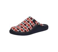 Josef Seibel Pantuflas para mujer Monaco.D.03, ancho F 1/2 (estrecho), Rojo Multi, 40 EU Schmal