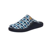 Josef Seibel Pantuflas para mujer Monaco.D.03, ancho F 1/2 (estrecho), Turquesa Multi, 41 EU Schmal