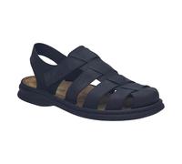 Josef Seibel Sandalias clásicas para hombre Max.74, ancho G (normal), Negro , 44 EU