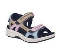 Josef Seibel Sandalias clásicas para mujer Estelle.02, ancho G (normal), plantilla intercambiable, Púrpura Multi, 39 EU