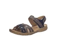 Josef Seibel Sandalias clásicas para mujer Ivy.08, ancho G (normal), Indigo Combi, 39 EU