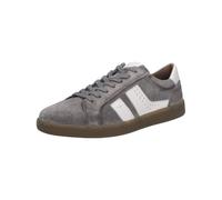 Josef Seibel Zapatillas bajas para hombre Lio.07, ancho G (normal), plantilla intercambiable, Asfalto Combi, 45 EU
