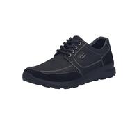 Josef Seibel Zapatillas bajas para hombre Marley.51, ancho G (normal), plantilla intercambiable, impermeable, Negro , 43 EU