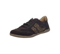 Josef Seibel Zapatillas bajas para mujer Cassandra. 11, ancho G (normal), plantilla intercambiable, Chocolate Kombi 365, 40 EU