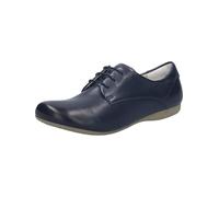 Josef Seibel Zapatillas para mujer Fiona.84, zapatos con cordones para mujer, ancho G (normal), azul (ocean), 39 EU