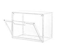Joselin 1 Paquete de Contenedores de Almacenamiento Transparentes con Tapas, Vitrina de Acrílico Apilable para Bolsos, Cosméticos, Cajas de Almacenamiento Multifuncionales