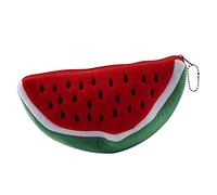 Joselin 1 unidad Último práctico gran volumen sandía fruta niños lápiz bolsa regalo cosméticos dinero malo carta bolsa titular bolsa escolar necesidades, rojo