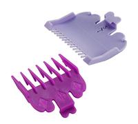 Joselin 2 piezas/set máquina de corte de pelo peine barba peine maquinilla de afeitar peine recortador cuchillas fundas