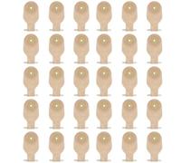 Joselin 30 bolsas de ostomía de una sola pieza, bolsas vaciables para colostomía, ileostomía, cuidado de ostomía, válvula de drenaje de 20-60 mm, bolsas de colostomía