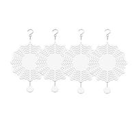 Joselin 4Pcs 8 Pulgadas SublimacióN Viento Spinner en SublimacióN Espacios en Viento Escultura Adorno Colgante para la DecoracióN del JardíN del Patio