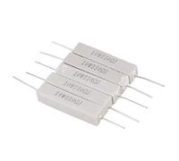 Joselin 5 x Resistores de cemento de hilo bobinado de 10W vatios 330 Ohm 5% de color blando