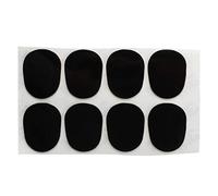Joselin 8 Cojines Almohadillas de Parches Boquilla para Saxofon Alto 0.8mm Negro