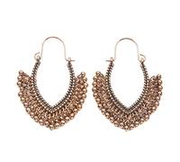 Joselin Aleación Pendientes de Joyería Pendientes Gitanos Colección Étnica para Mujeres Pendientes de Época Dorado