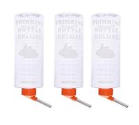 Joselin Bebedero AutomáTico para Animales PequeñOs De 1000 Ml, Botella De Agua Colgante Adecuada para Comederos De Cobayas, Color Naranja