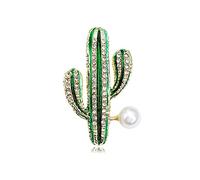 Joselin Broches con Forma de Cactus, Broches de Diamantes de ImitacióN, Alfileres, Accesorios para SuéTer, JoyeríA para Mujer, Clip