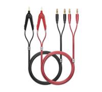 Joselin Cables de Prueba para Medidores, Terminales Kelvin, Cables con Conectores Tipo Banana de 4 mm Chapados en