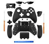 Joselin Carcasa para mando de color negro mate, juego completo de placas frontales para un controlador con el kit de de 3,5 mm con conector de 3,5 mm