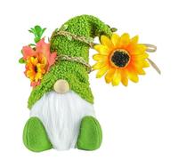 Joselin Felpa de Gnomo de Girasol, Adornos Navideños de Gnomos de y Verano de Girasol, Decoraciones de Bandeja Escalonada de Estante Hecho A Mano de Regalo A