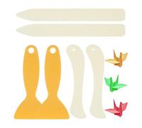 Joselin Herramienta Doblar Papel con Forma Hueso, Herramienta Doblar Papel, Plegadora Papel con Forma Hueso de Plástico, para Hacer Manualidades con Papel, Acolchado y Artículos