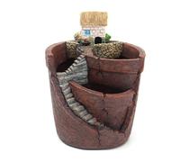 Joselin JardíN Colgante en Macetas, Micropaisaje, Macetas para Plantas de Carne, DecoracióN de Resina para Casas PequeñAs A