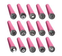 Joselin Juego de 15 Sellos para Decoración de Uñas, Sellos de Flores para Uñas, Kit de Estampador para Decoración de Uñas, Herramienta para Decoración de Uñas con Diferentes Patrones