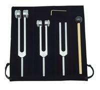 Joselin Juego de Diapasones con Martillo y Paño de Limpieza: Ideal para Curar, Aliviar el Estrés y Afinar Instrumentos Musicales.