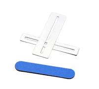 Joselin Juego de herramientas para reparación de trastes de guitarra, protector de diapasón de acero inoxidable y de alambre, pulidora de lijado, herramienta de lutúa