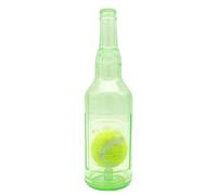 Joselin Juguete para Perros Botella de Agua Cruncher Botella para Masticar Juguetes para Perros Botella de Agua de Plástico Juguetes para Masticar para Perros con Bola Verde