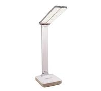 Joselin Lámpara de Escritorio LED, Luz Táctil Regulable de 3 Niveles, Recargable por USB, Protección para los Ojos, Lámpara de Escritorio Plegable, Color