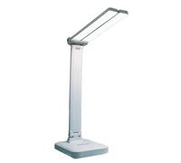 Joselin Lámpara de Escritorio LED, Luz Táctil Regulable de 3 Niveles, Recargable por USB, Protección para los Ojos, Lámpara de Escritorio Plegable, Azul