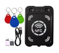 Joselin Lector de Tarjetas con Chip Inteligente RFID, Fotocopiadora + 3xUID, Lector de Claves de Cifrado NFC, IC, Duplicador de Token RFID de 13,56 MHz
