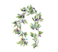 Joselin Letrero de Porche de Pascua, Letrero de Porche con Tema de Feliz Pascua con DecoracióN de Huevo de Conejito (2M)