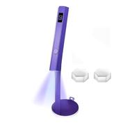 Joselin Luz de mano UV magnética para uñas: secador de uñas UV de secado rápido, sello de uñas, soporte magnético, LCD de mano inalámbrico