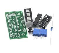 Joselin Módulo Indicador de Capacidad de Batería LM3914 de 10 Segmentos, 3,7 V, Litio, 12 V, Comprobador de de Potencia, Pantalla LED, Kits de Bricolaje.