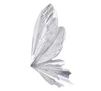 Joselin Papel para Envolver Flores con Forma de Mariposa Papel para Envolver de Flores A Prueba de Agua Papel con Forma de Mariposa Plateado
