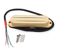 Joselin Pastillas humbucker de una sola bobina amarilla humbucker para pastillas de tamaño único guitarra eléctrica
