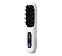 Joselin Peine Alisador de Pelo Portátil Inalámbrico con Carga USB y Pantalla LCD, Color