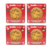 Joselín Quesada Mini Pasiega, Envasada al Vacío en Bandeja de Aluminio 150 gr (Pack de 4)