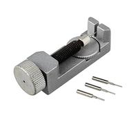 Joselin Removedor de herramienta de cambio reloj de pulsera plateado metal pin, plata