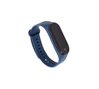Joselin Smart Band Pulsera Salud Frecuencia Sangre Presión Salud Pulsómetro Pasos Contador Deporte Pulsera Azul
