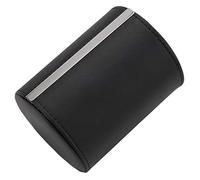 Joselin Soporte para corbata cilíndrico para corbata, soporte de almacenamiento, rodillo, bolsa de viaje, protector negro, Negro