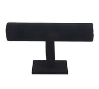 Joselin Sostenedor de Bastidor de T-Barra Soporte de Reloj de Brazalete Cadena Pulsera de exhibicion Negro