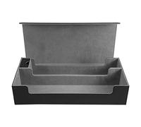 Joselin SúPer Colmena 550+ Caja de Baraja de Cartas Monocolor de para Cartas de Juegos de Mesa para Juegos de Cartas Coleccionables TCG Negro
