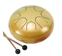 Joselin Tambor de Lluvia de 6 Pulgadas y 8 Tonos, Tambor de Chakra para Exteriores, Instrumento de Jardín, Tambor de Lluvia, Tambor Etéreo e