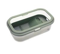 Joselin Tanque de Tortugas para Uso Doméstico con Solárium, Tanque de Cría Mixto para Peces y Tortugas, Tanque de Acuario para, Tipo Verde